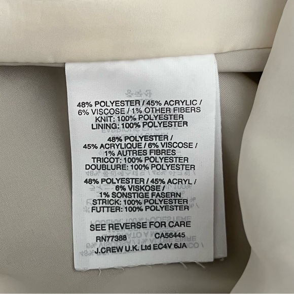 J. Crew Box Pleat Pink Pepper Tweed A-Line Skirt Sz 4 - Picture 11 of 14